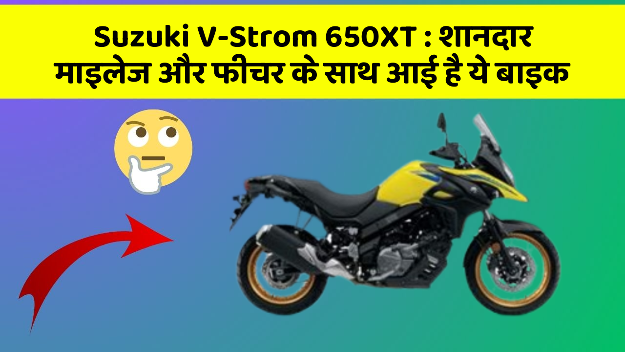 Suzuki V-Strom 650XT : शानदार माइलेज और फीचर के साथ आई है ये बाइक