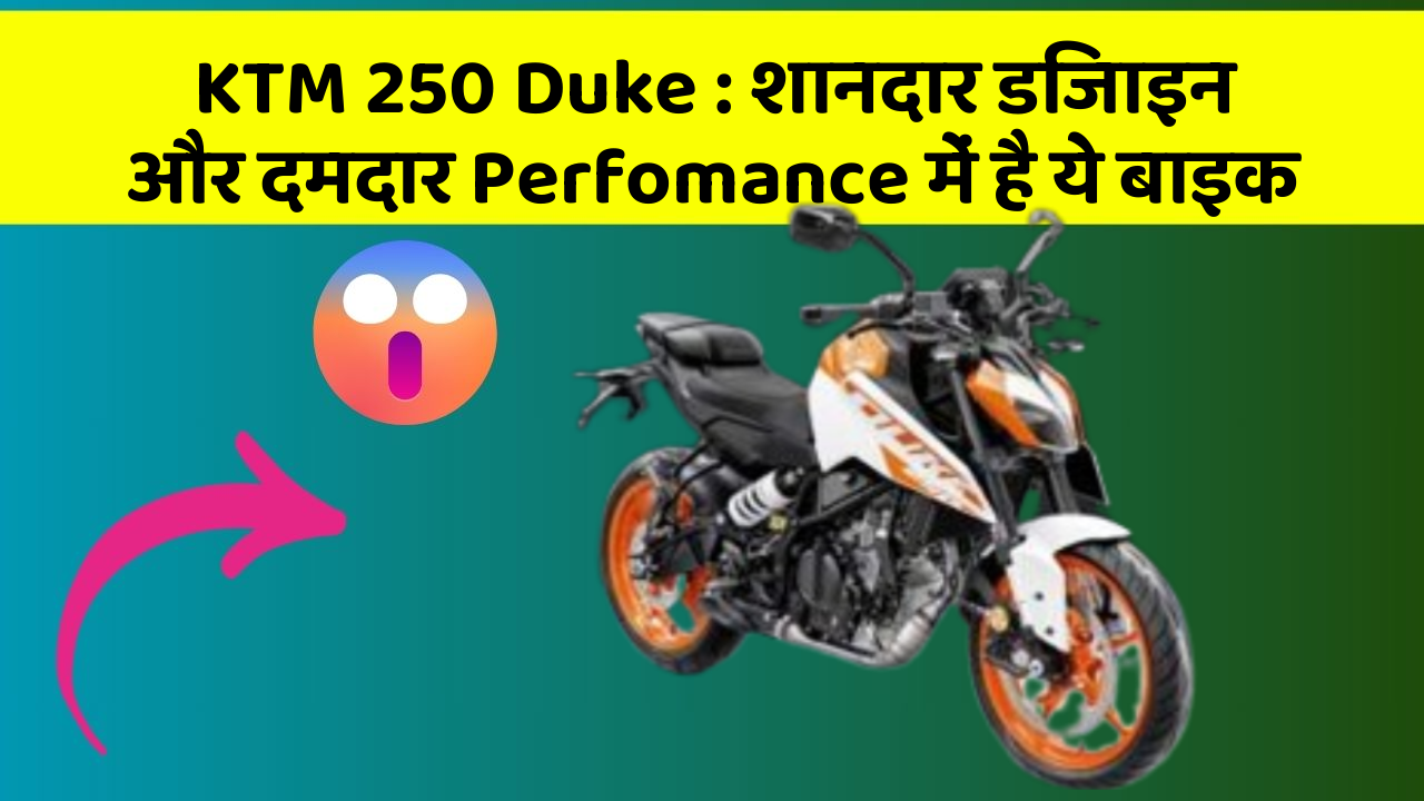 KTM 250 Duke: शानदार डिजाइन और दमदार Perfomance में है ये बाइक